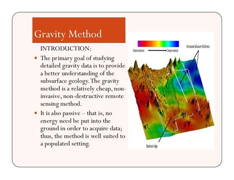 Despite being eclipsed by seismology, it has continued to be . . Gravity method of geophysical exploration ppt